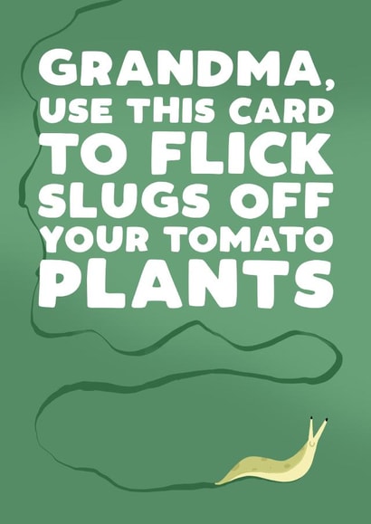 Funny Birthday Card - For Grandma - Gardening - Tomato Plants created by Pickled Prints