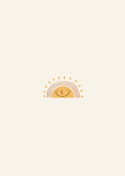 Cute Everyday Card - Sunshine created by Kelly May Illustration
