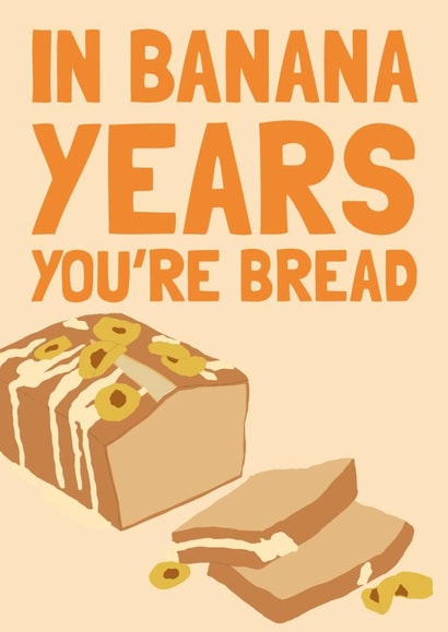 Funny Banana Birthday Card created by MadeByOlivia