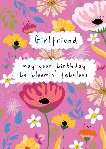 Happy Birthday To My Fabulous Girlfriend created by @Laura Lonsdale Designs