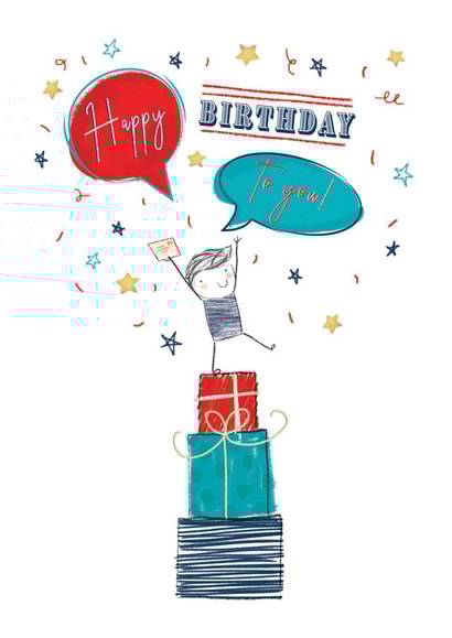 Birthday Card - for him - classic created by Orchard Design House