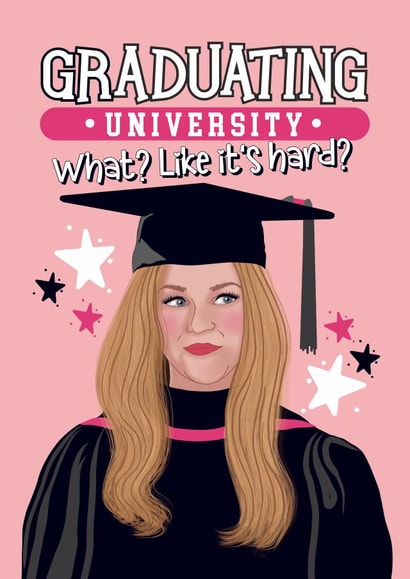Graduation Card - Elle Woods - Legally Blonde created by Atwood & Atwood