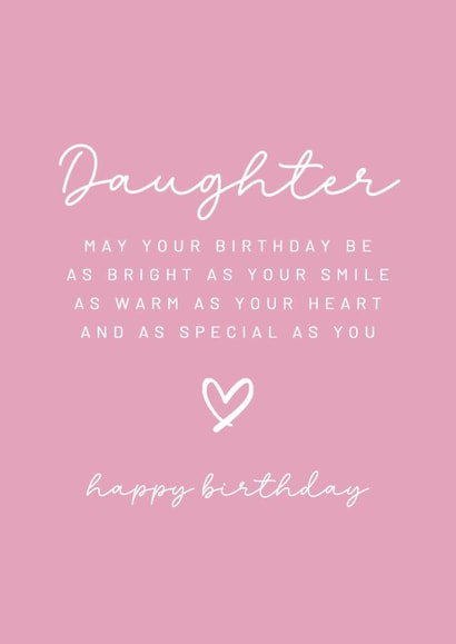 Classic Birthday Card - Sentimental - For Daughter created by Creationery