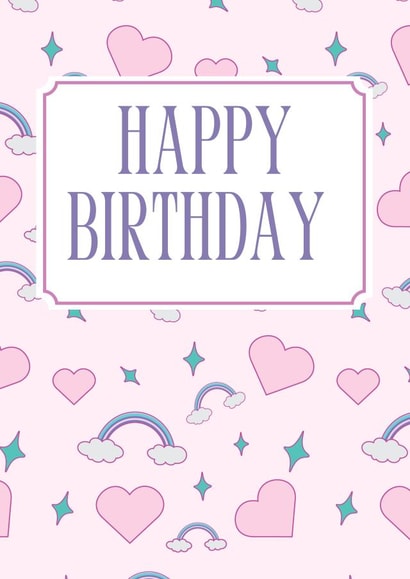 Cute Fun Loving Birthday Card for that Special Girl in your life created by Chloe Anderson