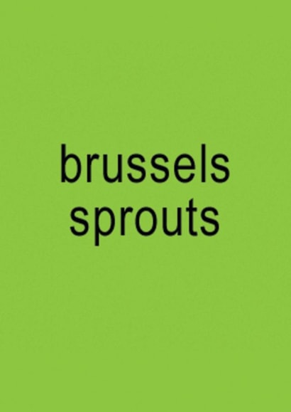 Funny Christmas Card - brat - Brussels Sprouts - Charli XCX created by Cool, Calm + Creative