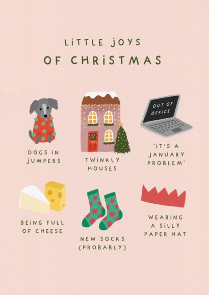 Cute Christmas Card - Little Joys Of Christmas created by Studio Mads