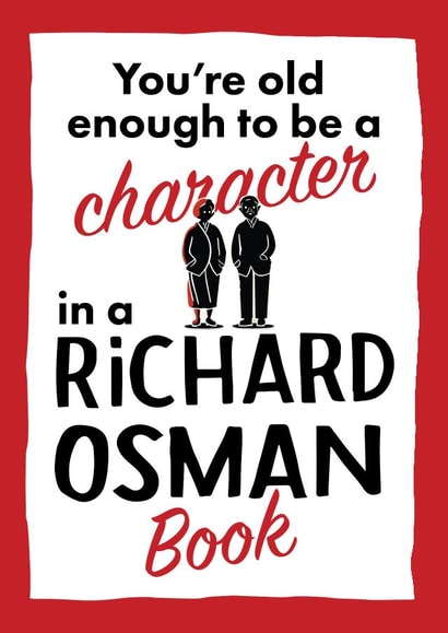 Funny Birthday - old - Celebrity - Book - Movie - Osman - Thursday murder club created by Aura Designs