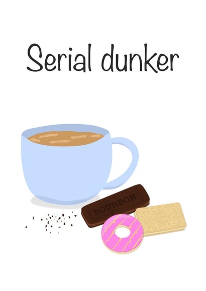 Funny Biscuit Themed Card - Perfect For Mum, Nan, Husband, Wife, Friends created by Just Juliet Designs