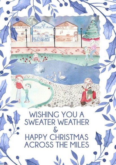 Christmas Village for far away friends created by Love Note