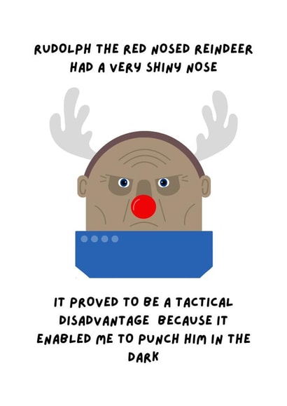 Funny Christmas Card - Doctor Who - The Time Warrior created by Jess