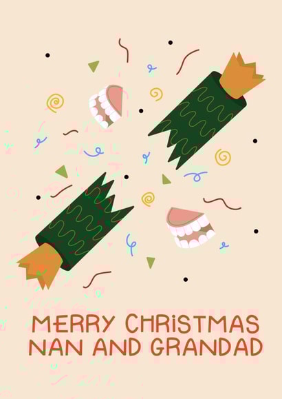 Funny Christmas Card - Nan And Grandad - Cracker created by Jonny  Vinyl