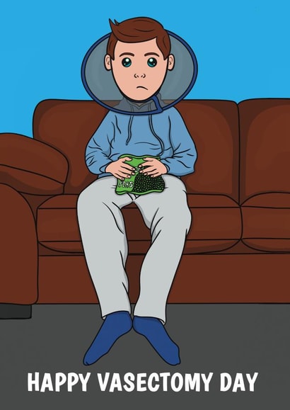 Funny Happy Vasectomy Day Card - The Snip Get Well Soon Card created by @Cupsie's Creations