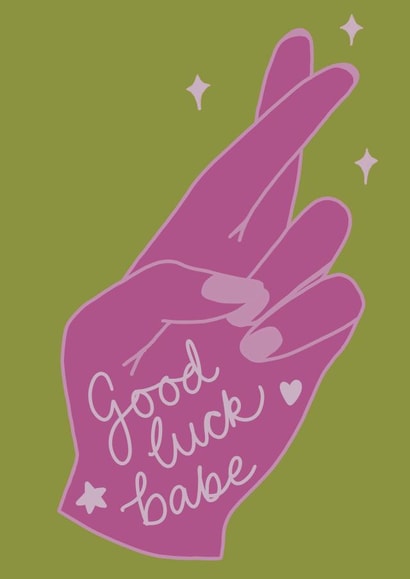 Colourful card wishing your friend good luck! created by Rhianna Louise Studio