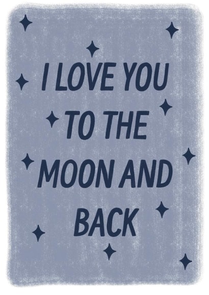 Cute I love you card for Friends and Family created by Libby-Mae Barton