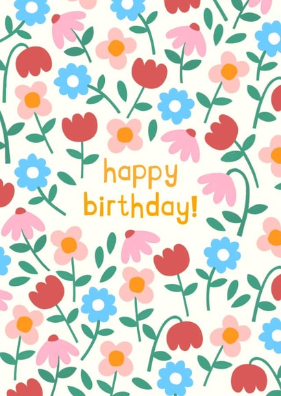 Pretty Birthday Card - Floral created by Zoe Spry