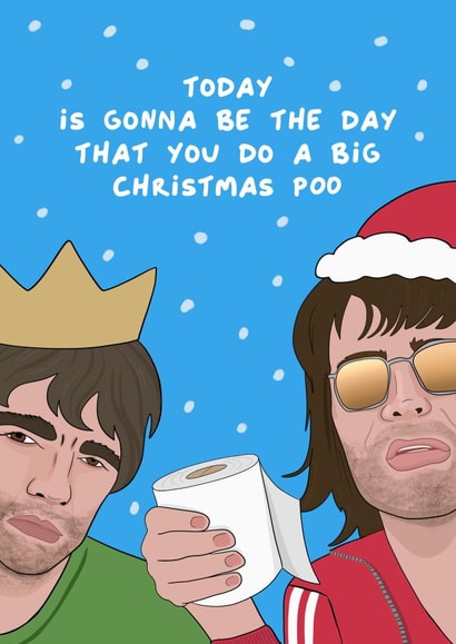 Funny Christmas Card - Oasis - Wonderwall created by Running with Scissors