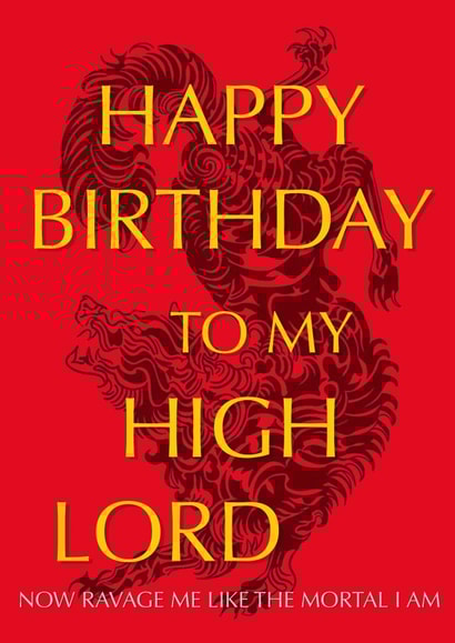 Funny Birthday Card - ACOTAR - Smut - Fantasy created by Serenity Emily