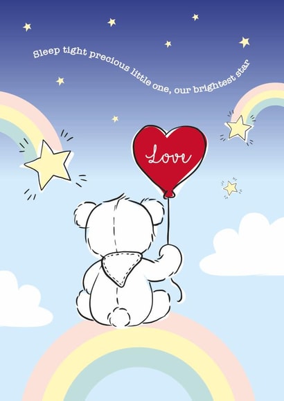 Heartfelt Sympathy Card - Teddy Bear - Little One created by Rulu