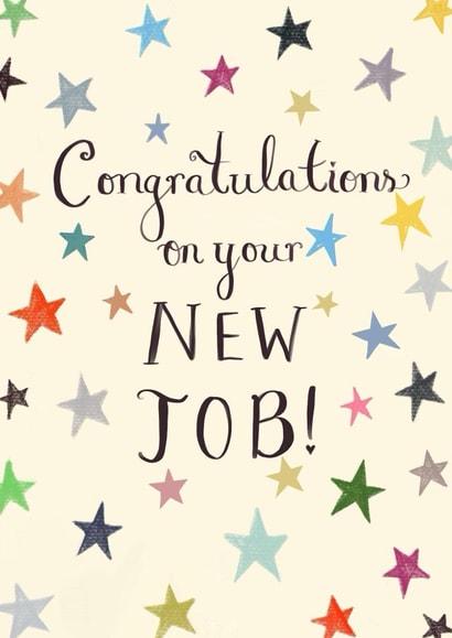 Classic Congratulations/New Job - Stars created by Love Lucy Illustration