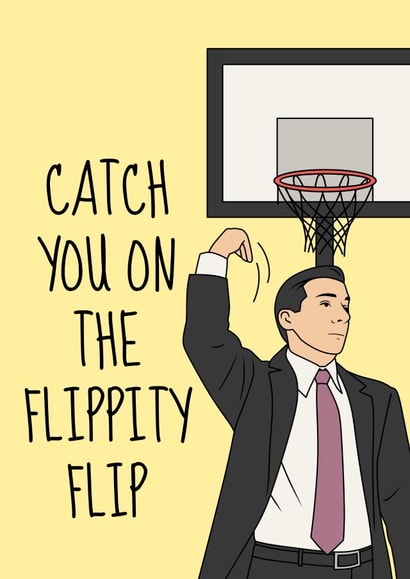 Funny Leaving Card - Michael Scott - The Office - Flippity Flip created by Sundiva Designs