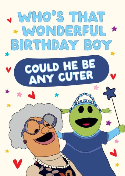 Funny Birthday Card - Nanalan - Birthday Boy created by Artsy Gift Co