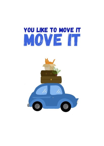 Moving house funny moving family friend song car new home created by Hannah Welch