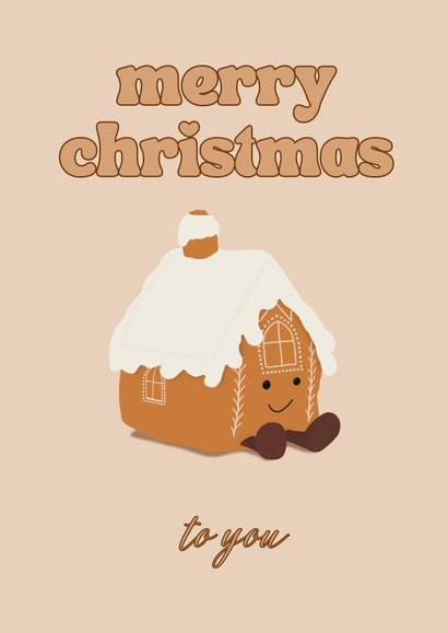 Cute Jellycat Lover Christmas Card - Amuseable - 2024 - Gingerbread - Selfridges created by Delicate Point of View