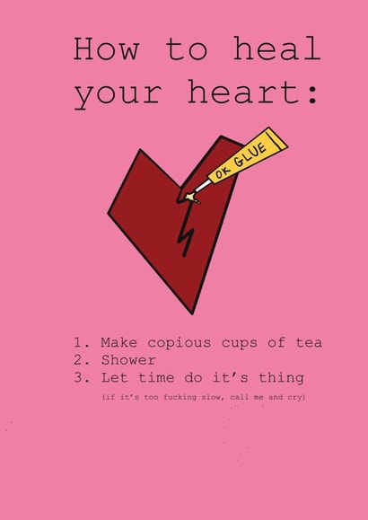 Card for heartbreak created by Semiotics