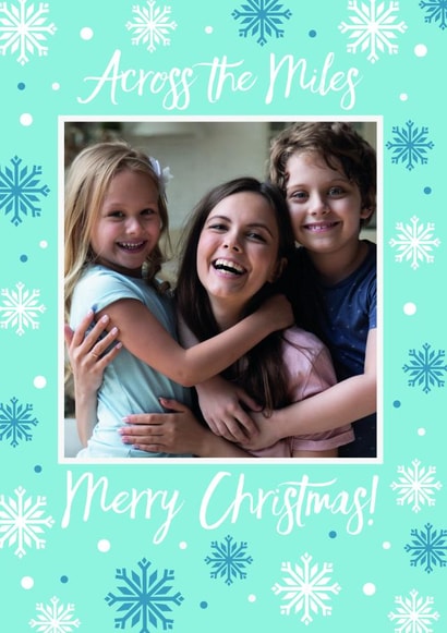 Classic Christmas Card - Across The Miles - Family Photo Card created by Sarah Corcoran 