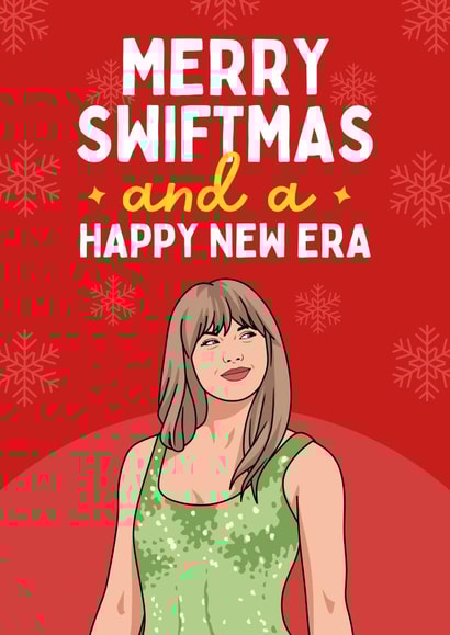 Cute Christmas Card - Taylor Swift - Swiftmas created by Sundiva Designs