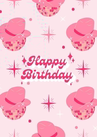 Cowgirl Rodeo Birthday Card For Her created by Born and Raised Creative