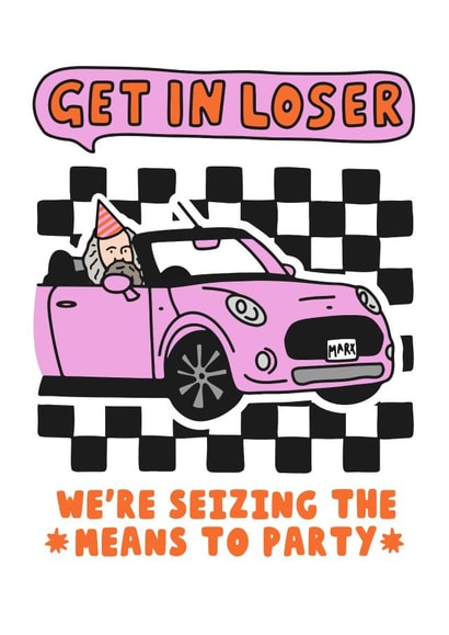 Funny Birthday Card - Karl Marx - Mean Girls Reference created by Hey Huns It's Nicole