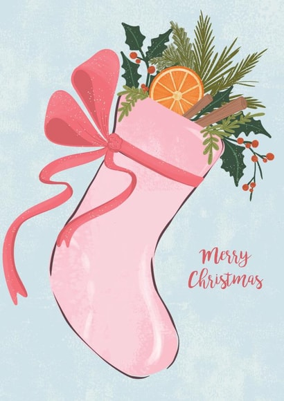Pretty Christmas Card - Stocking created by Nikita Jariwala