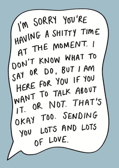 Heartfelt Sympathy Card - Sorry - Sending Love created by Kathryn Whybrow