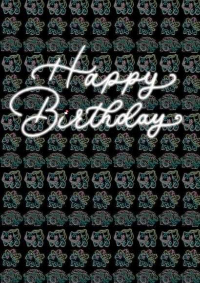 Cute pokemon birthday card for kids and adults! created by Charlie21102