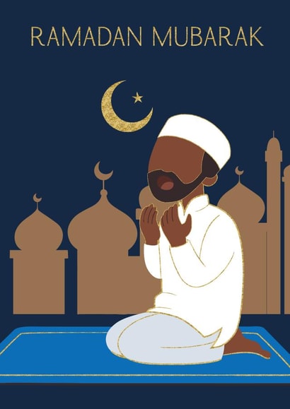 Arty Ramadan Card - Faith - Prayer created by Anoela Cards