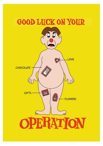 Good Luck On Your Operation created by The Cookie Collection