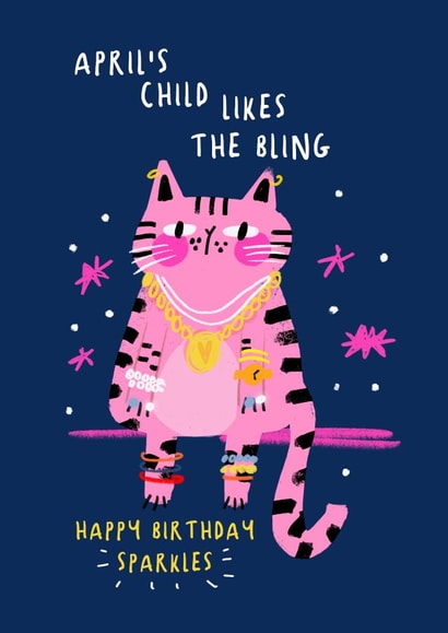 Fun April Birthday Card for Everyone
Sparkles created by NICHOLA COWDERY ILLUSTRATIONS