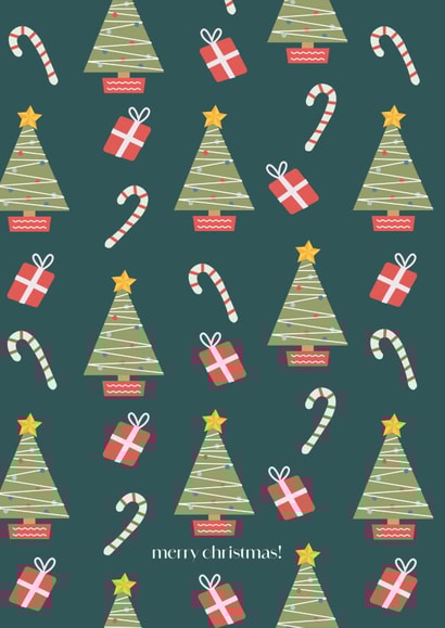 Cute Pattern Christmas Card created by Jazmyn Young