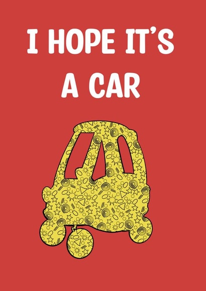 Funny car wrapping Christmas card created by Doublea