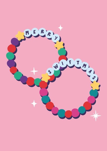 Colourful Friendship Bracelet Swiftie Card created by Xoxo Designs by Ruth 