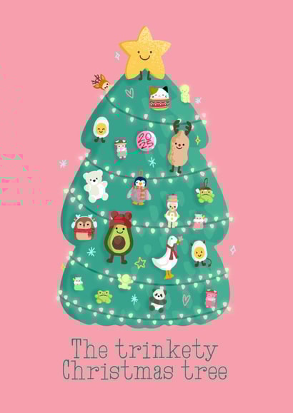 Cute Christmas Card - The Trinkety Christmas Tree! created by Ellie MH Designs