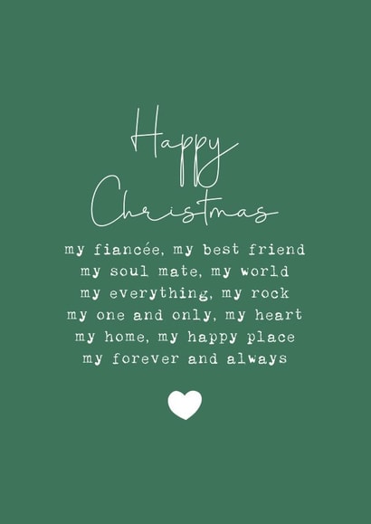 My Forever and Always - Fiancée - Christmas Card created by Cake For Breakfast