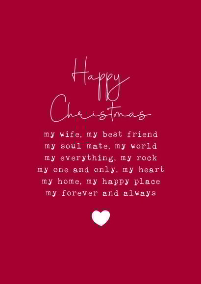 My Forever and Always - Wife - Christmas Card created by Cake For Breakfast