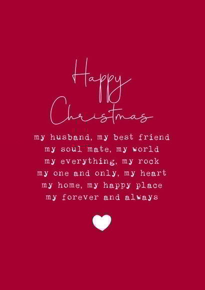 My Forever and Always - Husband - Christmas Card created by Cake For Breakfast