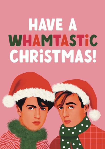 Funny Christmas Card - Whamtastic created by Giddy Kipper