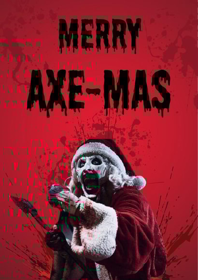 Terrifier Xmas Card created by Chloe