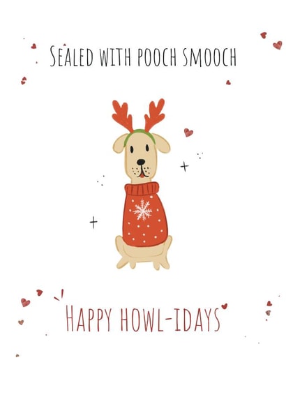 Christmas Card from dog created by Kaytealogy 