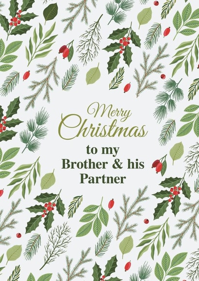 Merry Christmas to my Brother and his Partner created by Geordies Love Gin