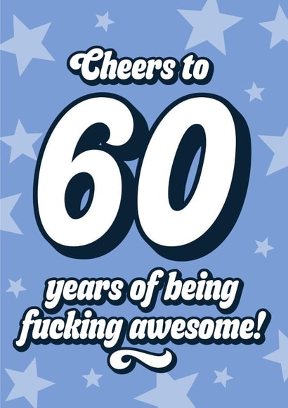 Classic Birthday Card - 60th - For Him created by Blush & Blossom